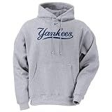 Nike New York Yankees Ash Tackle Twill Hoody Sweatshirt
