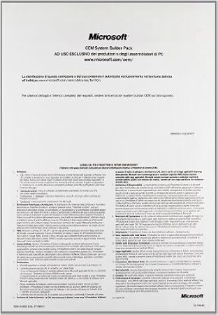 Microsoft  Windows Small Business Server 2008 Premium, OEM, 1pk 5 Clt User CAL, IT