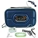 Nintendo DSI Custom Carrying Case ( BLUE ) + Nintendo DSi Car Charger + Wall Nintendo DSi Charger + Vangoddy tm, Live*Laugh*Love wrist band!!!