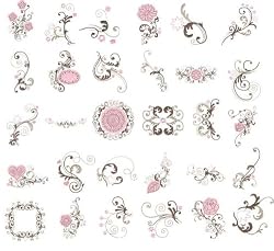 OESD Embroidery Designs Machine CD FLOURISHING APPLIQUE