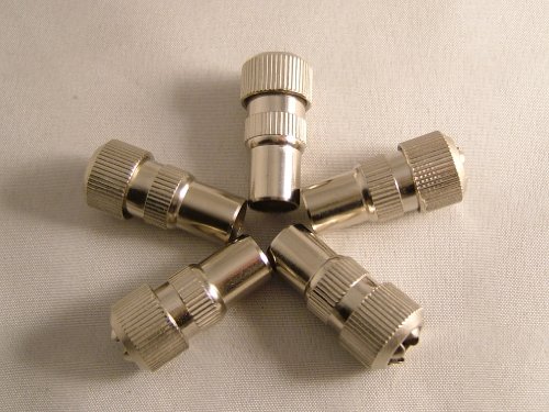 Aerial Plug Male, Nickel Plated pack of 1