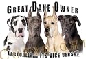 Great Dane Mouse Pad Dog Mousepad "Vice Versa"