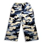 Grandma Pajama Pants - Girls Polar Fleece Camoflague Pajama Pant, Navy, White, Light Blue