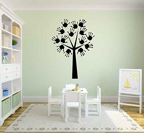 Handprint Tree Vinyl Wall Decal Sticker Graphic By LKS Trading Post