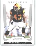 2011 Panini Prestige #160 Troy Polamalu - Pittsburgh Steelers (Football Cards)