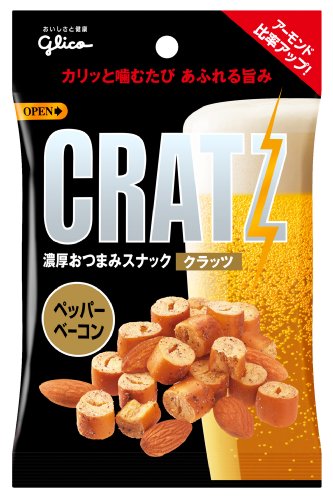 グリコ クラッツ ペッパーベーコン44g×10個