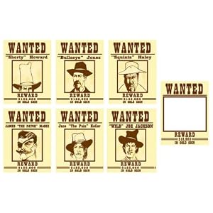 Click to buy Rodeo Cowboy Wanted Posters (6)from Amazon! Click to buy Rodeo Cowboy Wanted Posters (6)from Amazon!