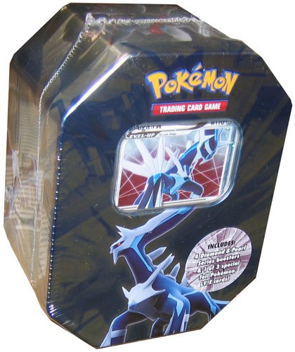 Childrens Toyshop  Toys : Pokemon Card Game 2008 Tin Set Dialga with Dialga Foil Card