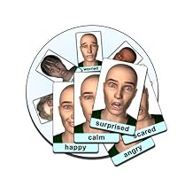 Face-cards B07A: Emotion Expression Flash Cards and CD-ROM pack