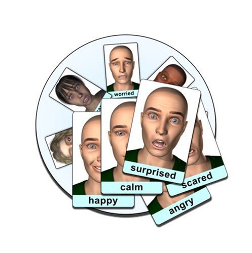 Face-cards B07A: Emotion Expression Flash Cards & CD-ROM pack