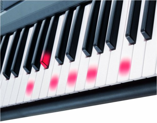 Yamaha EZ200-K Key Lighting Portable Keyboard with 61 touch sensitive full size keys