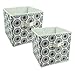 DII CAMZ35076 Fabric Storage Bins for Nursery Offices and Home Organization, 11 x 11 x 11/Large, Black