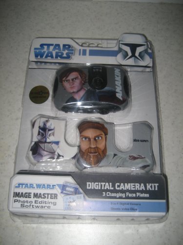  Star Wars Digital Camera Kit with 3 Change Face Plates