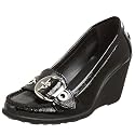 Geox Women's Donna Dolly Wedge,Black,40 EU (US Women's 10 M)