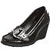Geox Women's Donna Dolly Wedge Pump,Black,38 EU (US Women's 8 M)