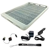 Accessorie Combo for Sony Reader eBook Touch Edition PRS-600 Package comes with Silicone Skin Carrying Case, Rapid Home and wall Charger and a USB Data Sync Cable + a 4-inch eBigvalue TM Determination Hand Strap