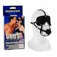 California Exotics Lover's Headgear Advanced Eye Mask & Ball Gag, Black