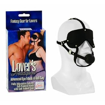 Set A Shopping Price Drop Alert For California Exotics Lover's Headgear Advanced Eye Mask & Ball Gag, Black
