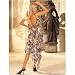  : 1st Fantasies Animal Print Lingerie Burnout Silk Burnout Long Gown with Low Back