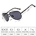 Soxick Matte Metal Frame Polarized Lens Square Round Aviator Wayfarer Sunglasses