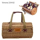 Illinois Fighting Illini Verona Elegant Wine/Cheese Service Basket w/Laser Engraving