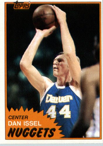 1981/82 Topps Basketball Card # 11 Dan Issel Denver Nuggets In A Protective Display Case!