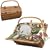 Picnic Time Barrel Picnic Basket, Service for 2, Pine Green
