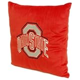Ohio State Buckeyes 16-Inch Polyester Felt Plush Pillow