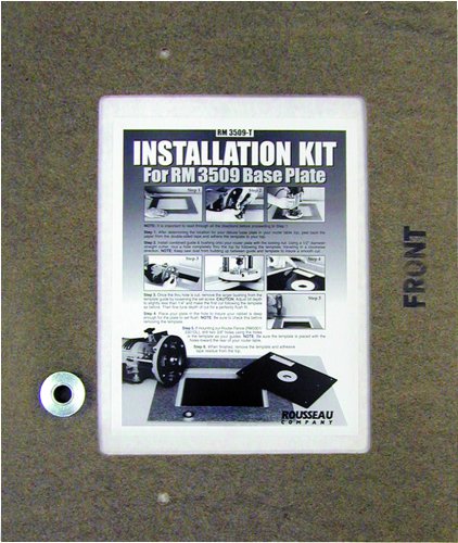Rousseau 3509-T Installation Template for Deluxe Router Base Plate Model 3509 and Router Lift LS Models 3002, 3003, 3004 Rousseau 3509-T Installation Template for Deluxe Router Base Plate Model 3509 and Router Lift LS Models 3002, 3003, 3004