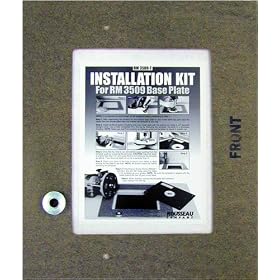 Rousseau 3509-T Installation Template for Deluxe Router Base Plate Model 3509 and Router Lift LS Models 3002, 3003, 3004