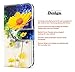 Galaxy S6 Active Case, NageBee [Kickstand Feature] Premium PU Leather Flip Fold Wallet Case with [ID&Credit Card Slot] for Samsung Galaxy S6 Active - Yellow Flower