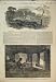 1849 Interior Settler'S Hut Australia Dog Chicken Print
