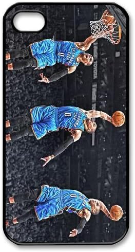 Generic Cell Phone Cases For Iphone 4 4S Cell Phone Design With 2015 NBA Oklahoma City Thunder(OKC) #0¡¡Russell Westbrook niy-hc833016