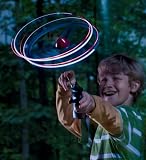 Light-up UFO with with Multiple Play Options, 10-inch
