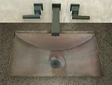 Luxexclusive Stone Bathroom Sink Smooth Nickel