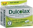 Dulcolax Laxative, Comfort Shaped Suppositories, 28 suppositories