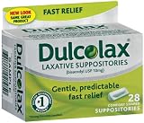 Dulcolax Laxative, Comfort Shaped Suppositories, 28 suppositories