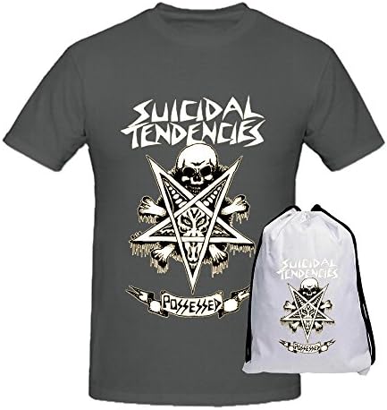 Ninoo Heavy Metal Band Suicidal Tendencies Design T Shirt for Men Grey