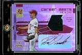 2003 Donruss Elite Career Bests Roy Oswalt Game-Worn Jersey #199/250 Baseball Card - Mint Condition - Shipped In Protective Display Case!
