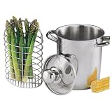Spargel-Kochtopf aus Edelstahl