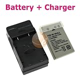 Nikon EN-EL5 Lithium-Ion Battery + Battery Charger with Car Adapter for Nikon CoolPix P90 / P100 Digital Camera