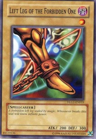 Yu-Gi-Oh! - Left Leg of the Forbidden One (DLG1-EN019) - Dark Legends - Unlimited Edition - Common