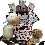 Whos Got Milk? Chocolate Milk and Cookies Gift Basket