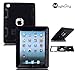 iPad 2/3/4 Case - MagicSky Heavy Duty Shock-Absorption Rugged Hybrid Case Cover for iPad with Retina Display (iPad 4), iPad 3, iPad 2 - Black