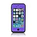 VISUN Waterproof Dirtproof Snowproof Shockproof Protective Carrying Case Cover for iPhone 5C Purple