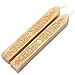 Yoption Sealing Wax Sticks with Wicks Antique Fire Manuscript Sealing Wax for Wax Seal Stamp (Light Golden)