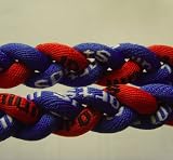 Titanium Tornado Baseball Necklace Royal Red 20