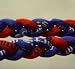 Search : Titanium Tornado Baseball Necklace Royal Red 18"