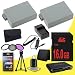 TWO Canon EOS Rebel T3i 18 MP CMOS Digital SLR Camera (600D / Kiss x5) LP-E8 Lithium Ion Replacement Batteries 1500 mAh w/External Rapid Charger + 16GB SDHC Memory Card + 3 Piece Filter Kit + USB SD Memory Card Reader /Wallet + Deluxe Starter Kit Bundle DavisMAX LPE8 Accessory Kit