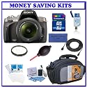 Sony Alpha A330 Digital SLR with 18-55mm Lens (DSLR-A330L) + Transcend 8GB SDHC Secure Digital Memory Card + Willoughbys 55mm UV Protective Starter Kit